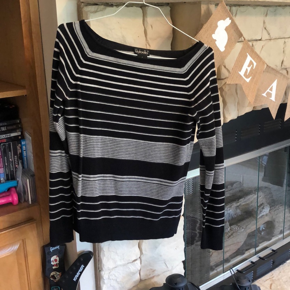 Striped sweater top